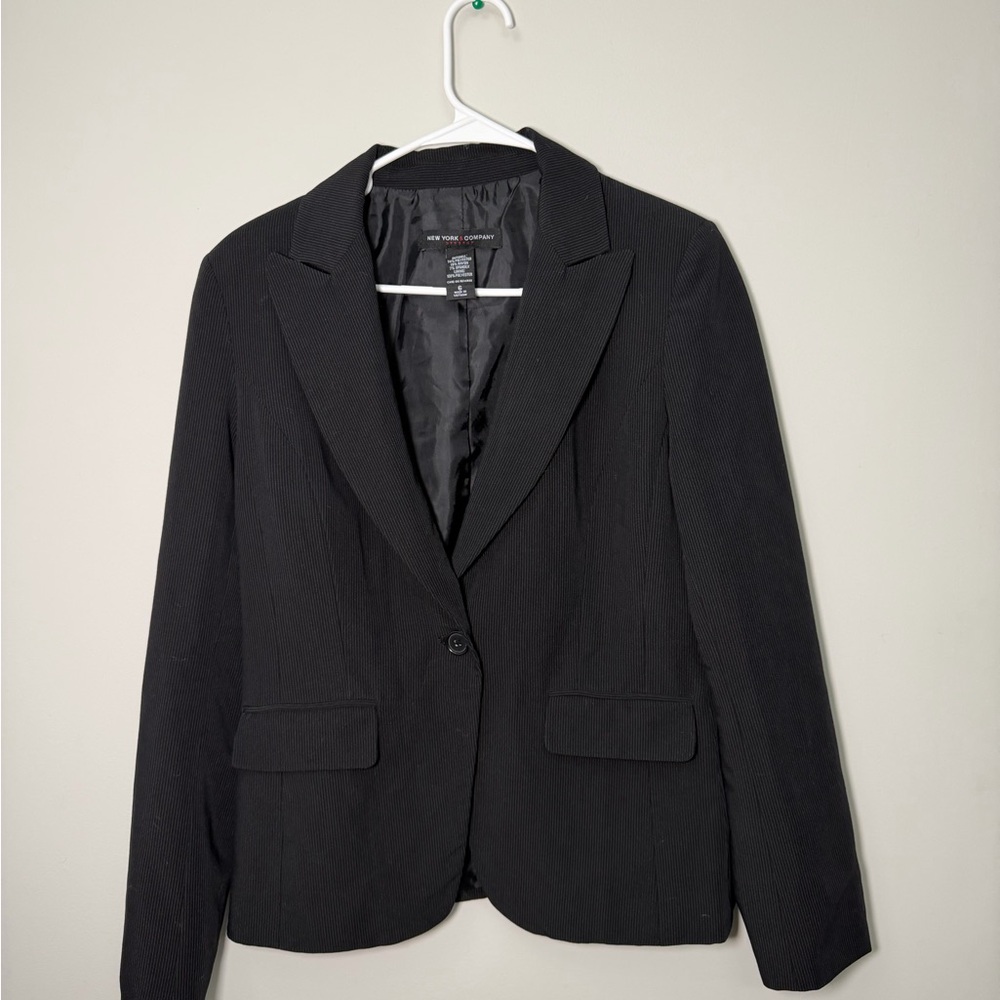 New York & Company Black Tailored Women's Blazer